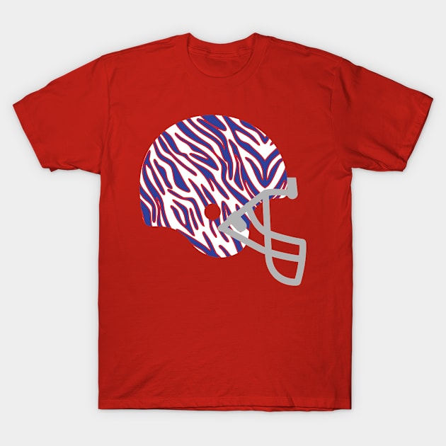 Buffalo Football Helmet 90's Retro T-Shirt by PodDesignShop